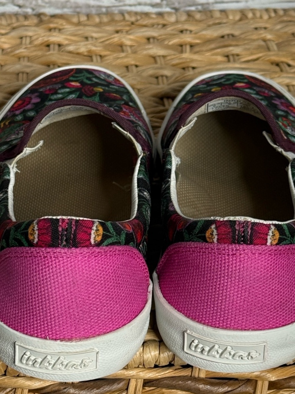 inkkas Rooster slip one Black Floral Slip-On sneakers - Picture 10 of 12